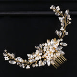 Bridal Crystal & Pearl Hair pieces