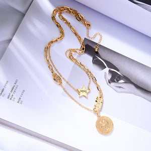 Two-strand Gold Necklace