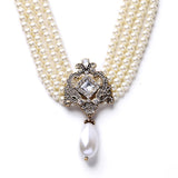 Vintage Style Pearl Necklace